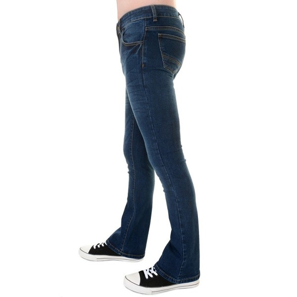mens slim bootcut stretch jeans