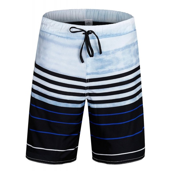 Men's Swim Trunks Quick Dry Board Shorts With Mesh Lining and Pockets ...