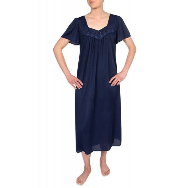 Tricot Nightgown- Long Sleep Dress With Comfortable Lightweight Fabric ...