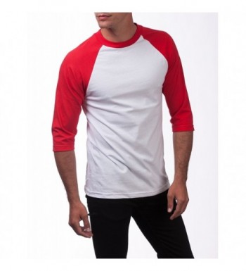 red and white baseball shirt