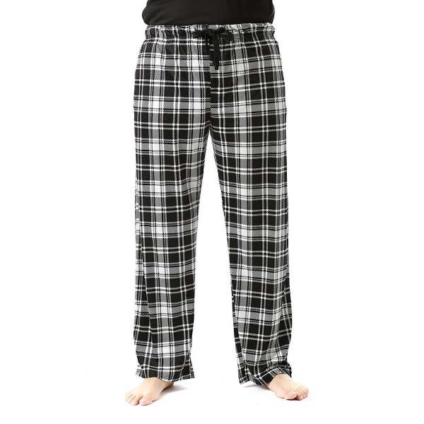 Ultra Soft Fleece Men's Plaid Pajama Pants With Pockets - Plaid 3a ...