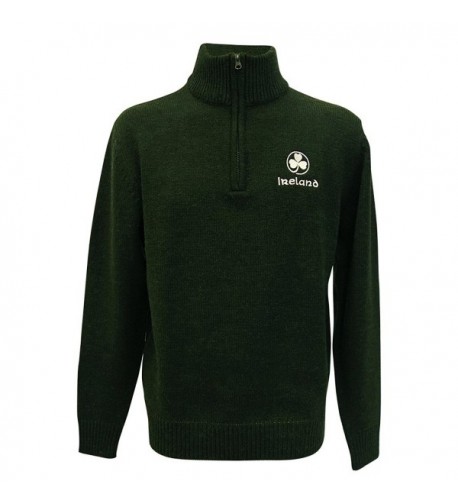 Ireland Sweater Embroidered Shamrock Colour