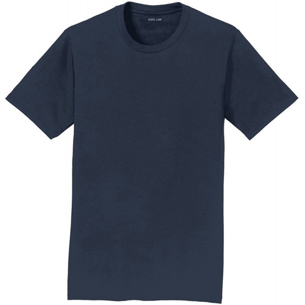 Mens 4.5oz Soft Cotton Lightweight T-Shirts in Sizes S-6XL - Deep Navy ...