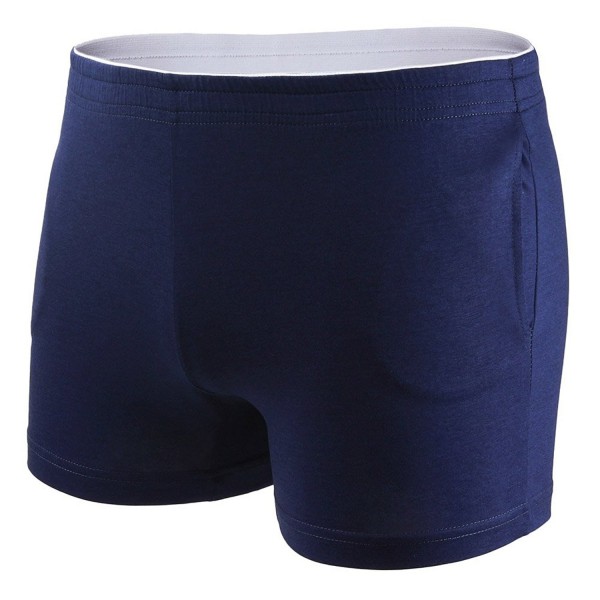 Mens Boxer Briefs Sleep Bottoms Underwear Active Shorts with Pockets 2 ...
