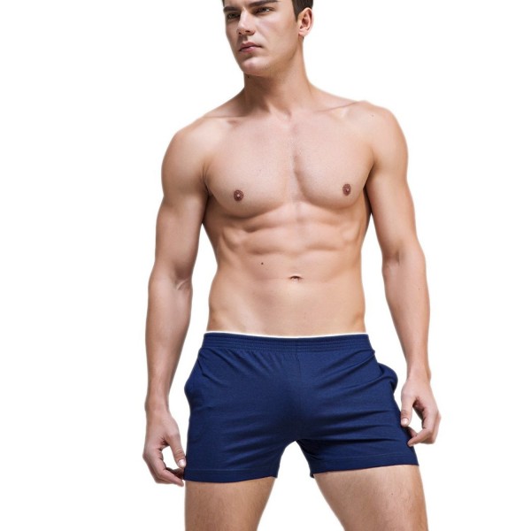 Mens Boxer Briefs Sleep Bottoms Underwear Active Shorts with Pockets 2 ...