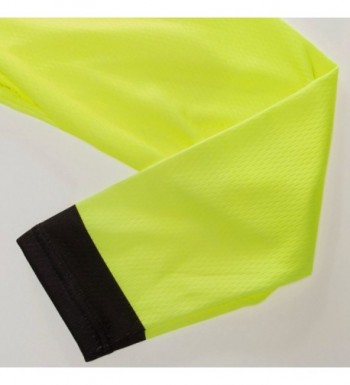 Men's Cycling Jersey Long Sleeve Reflective - Fluorescence - CT187EYOUGG