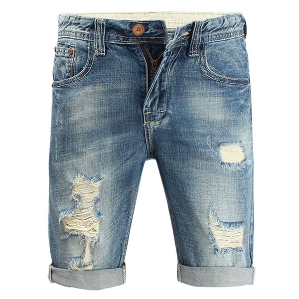 distressed jeans shorts mens